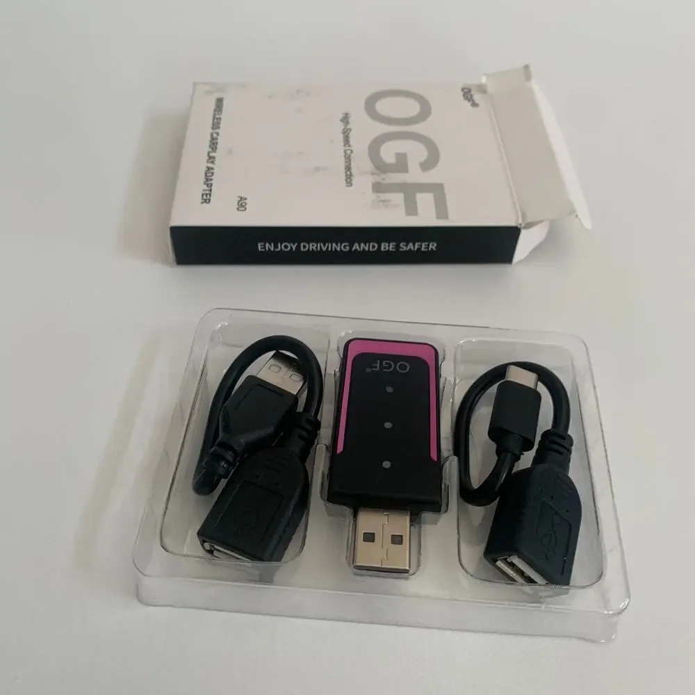OGF High Speed Connection Wireless CarPlay Adapte Android 11+ And iPhone iOS 10+ - Picture 5 of 11